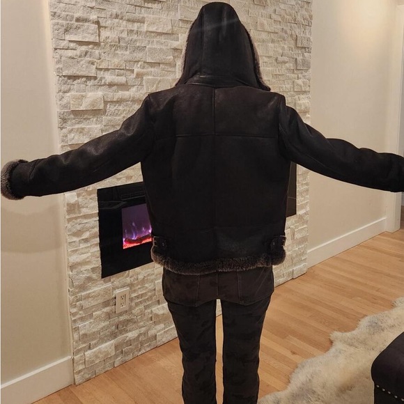 Shearling Bomber Jacket - Picture 5 of 12